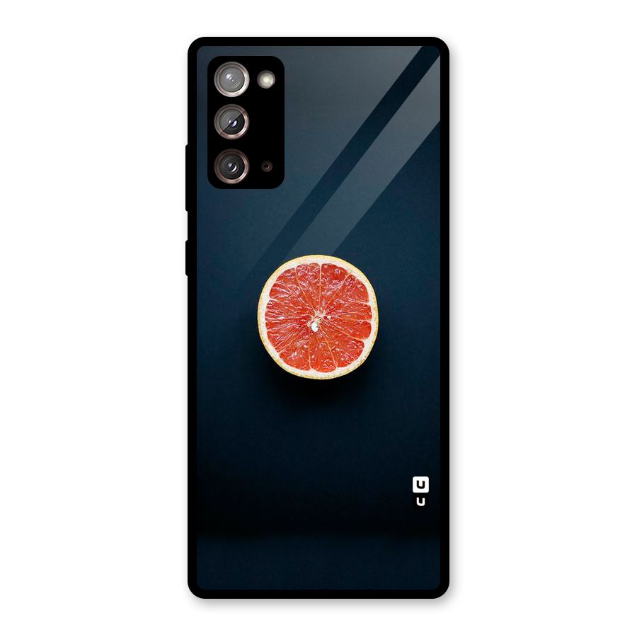Orange Design Glass Back Case for Galaxy Note 20