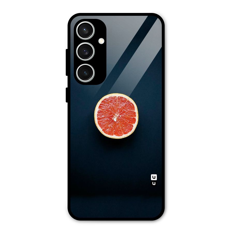 Orange Design Glass Back Case for Galaxy S23 FE