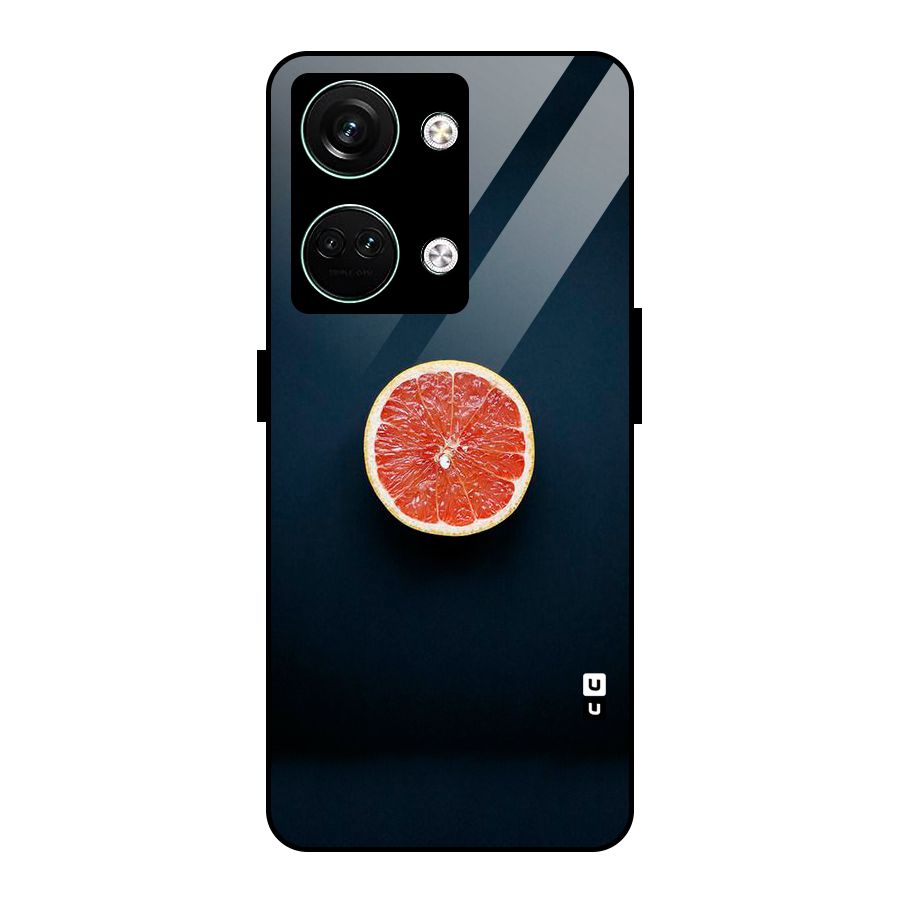 Orange Design Glass Back Case for Oneplus Nord 3