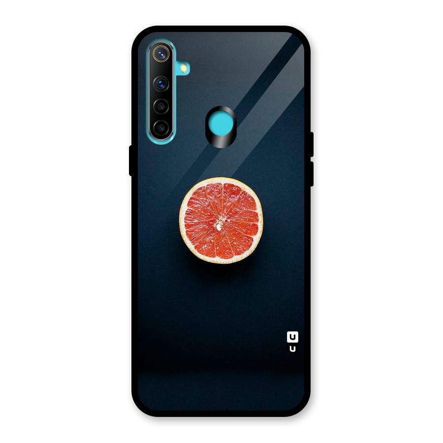 Orange Design Glass Back Case for Realme Narzo 10