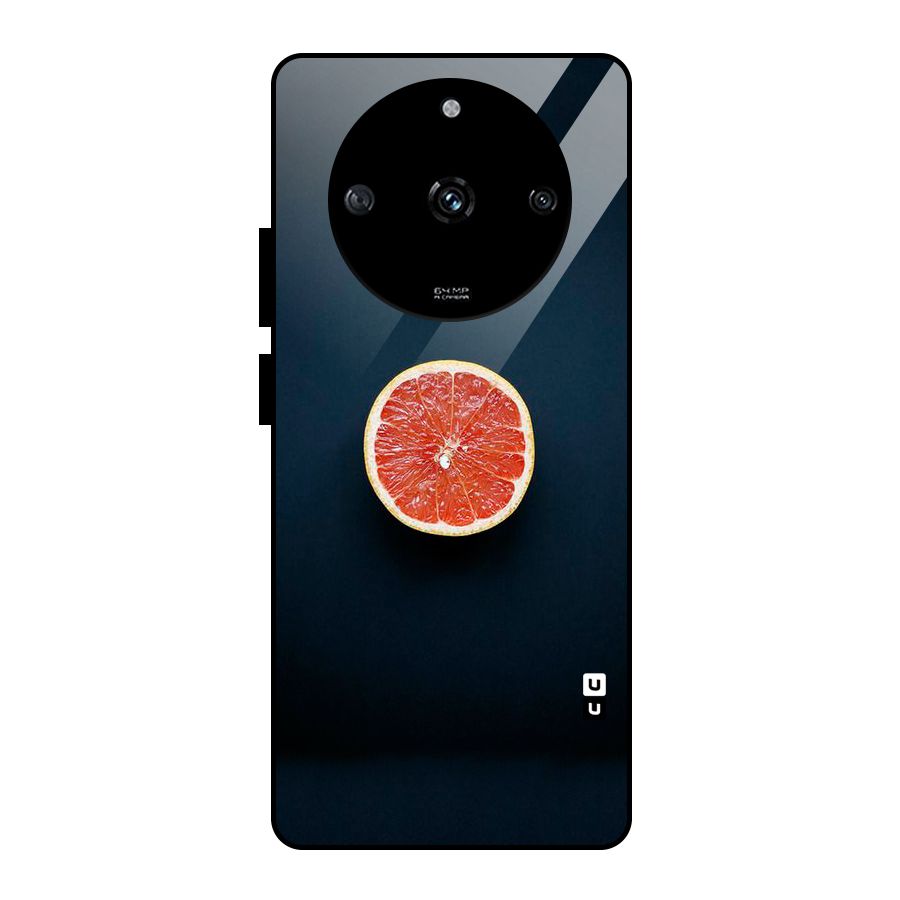 Orange Design Glass Back Case for Realme Narzo 60 5G