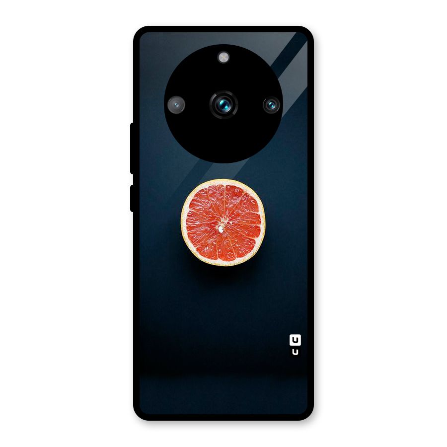 Orange Design Glass Back Case for Realme Narzo 60 Pro