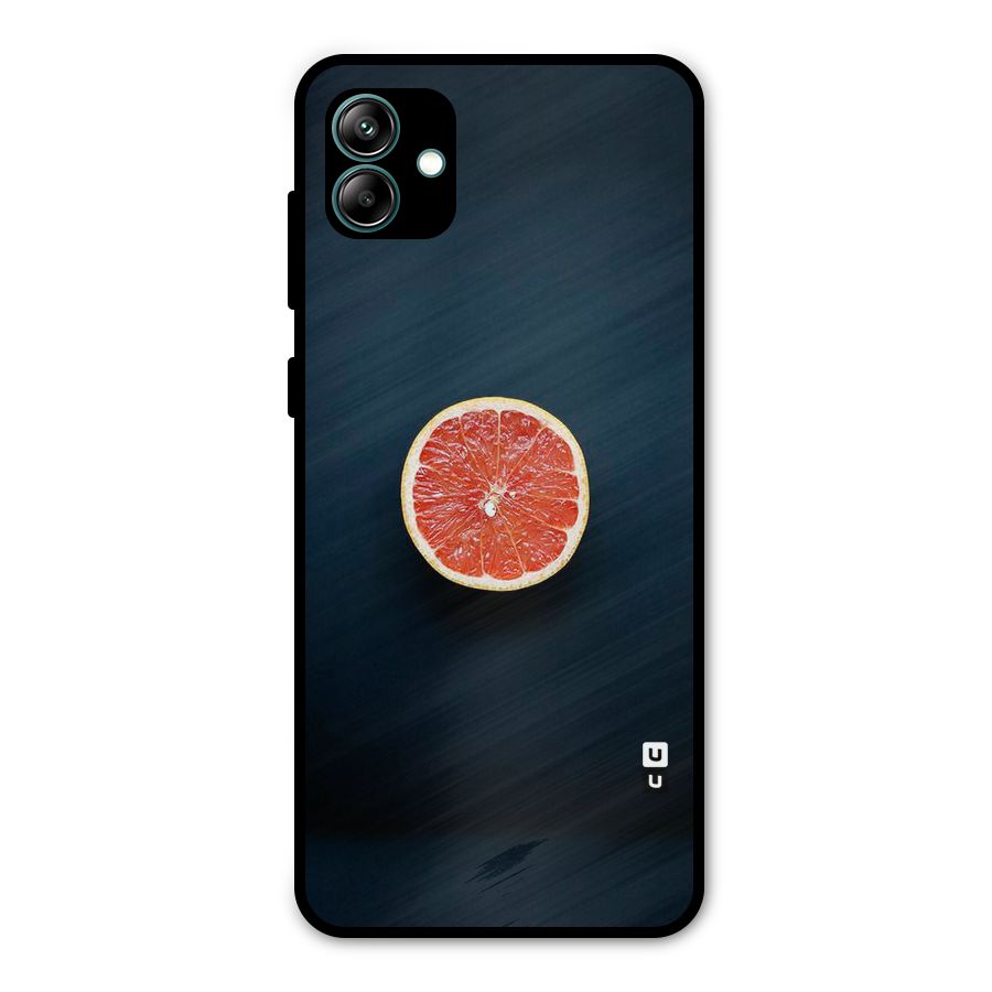 Orange Design Metal Back Case for Galaxy A04