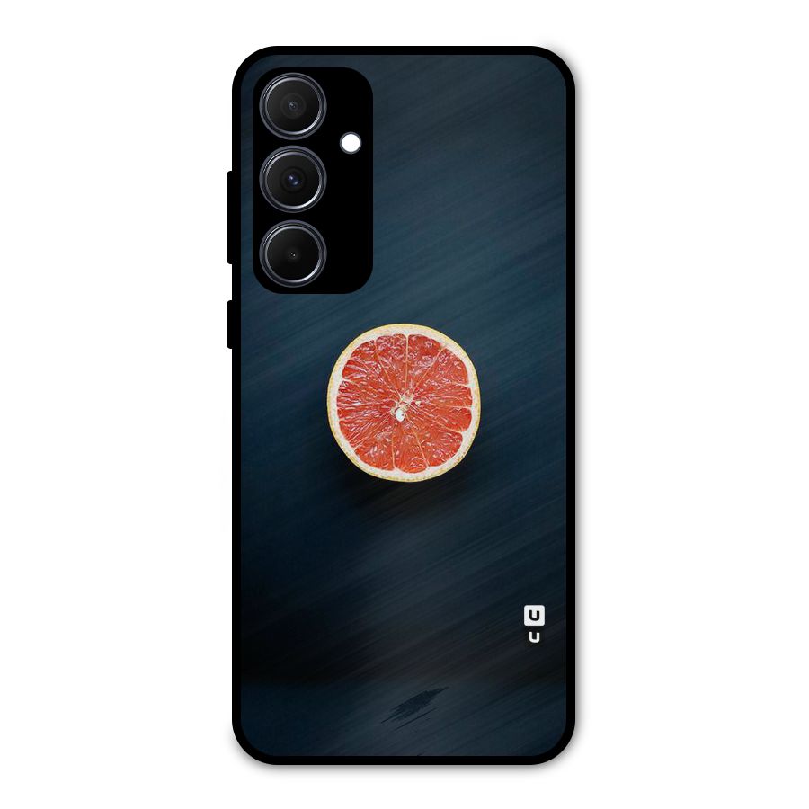 Orange Design Metal Back Case for Galaxy A35