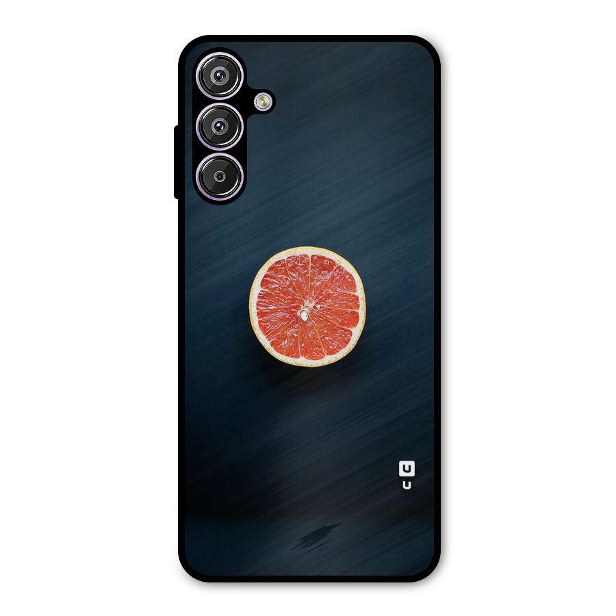 Orange Design Metal Back Case for Galaxy M15