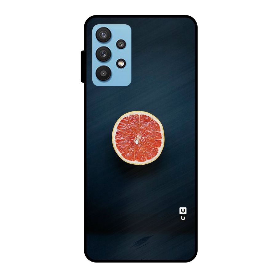 Orange Design Metal Back Case for Galaxy M32 5G