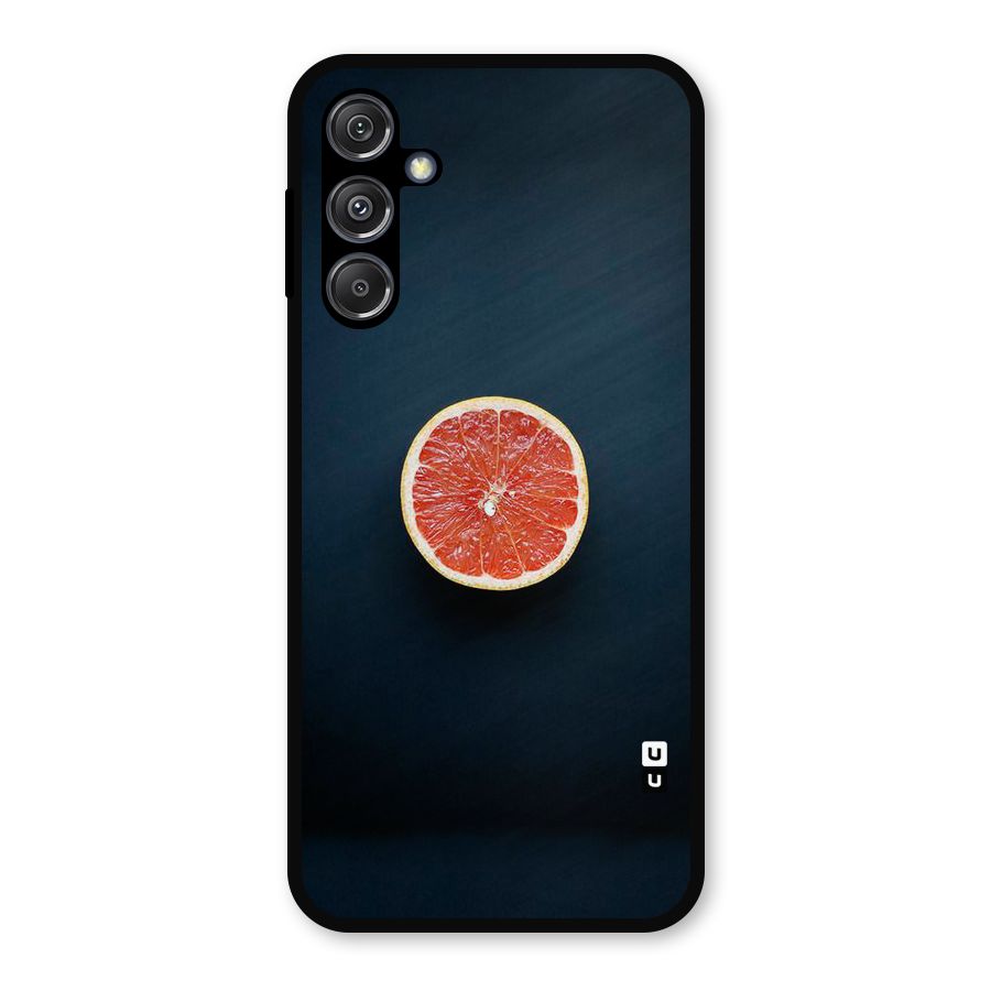 Orange Design Metal Back Case for Galaxy M34 5G