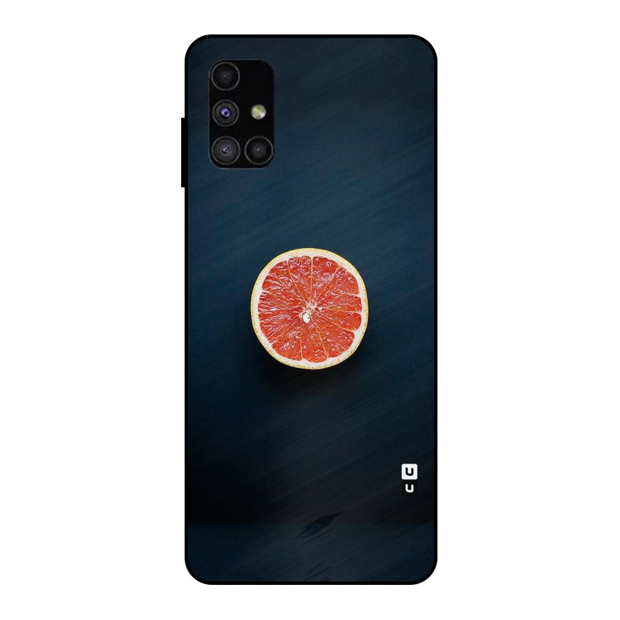 Orange Design Metal Back Case for Galaxy M51