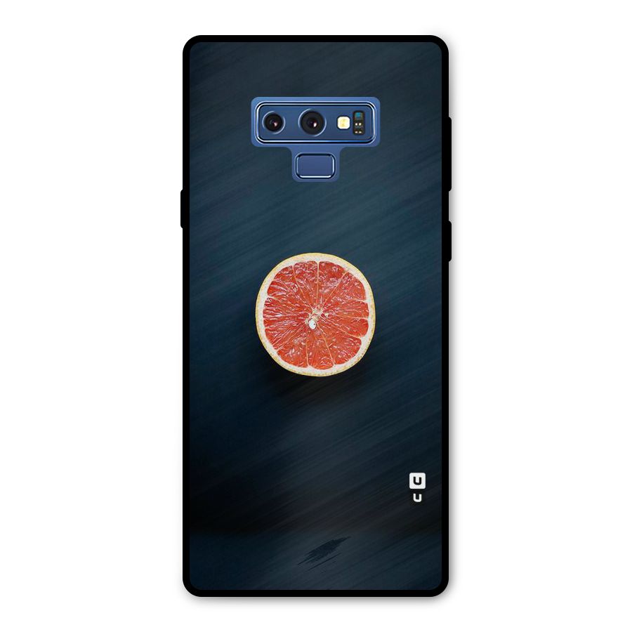 Orange Design Metal Back Case for Galaxy Note 9