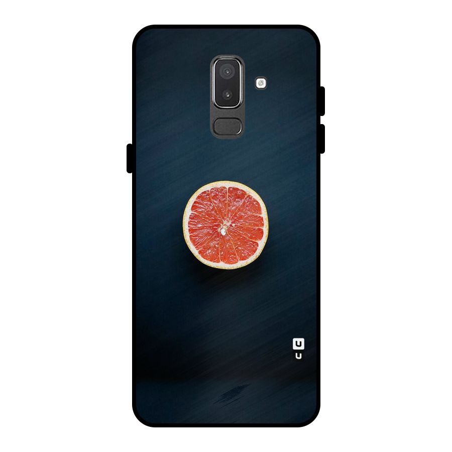 Orange Design Metal Back Case for Galaxy On8 (2018)