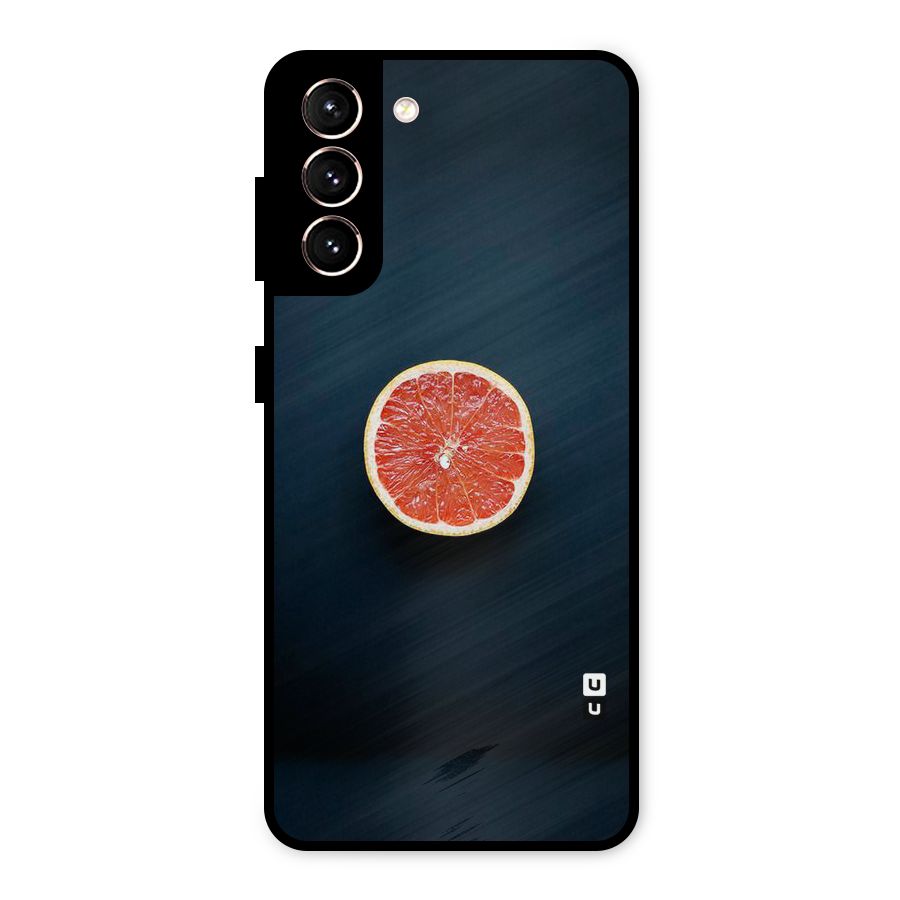 Orange Design Metal Back Case for Galaxy S21 5G
