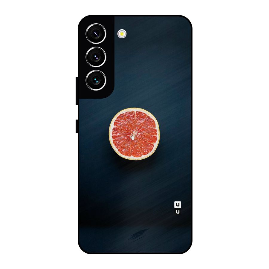 Orange Design Metal Back Case for Galaxy S22 5G