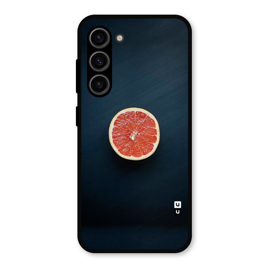 Orange Design Metal Back Case for Galaxy S23