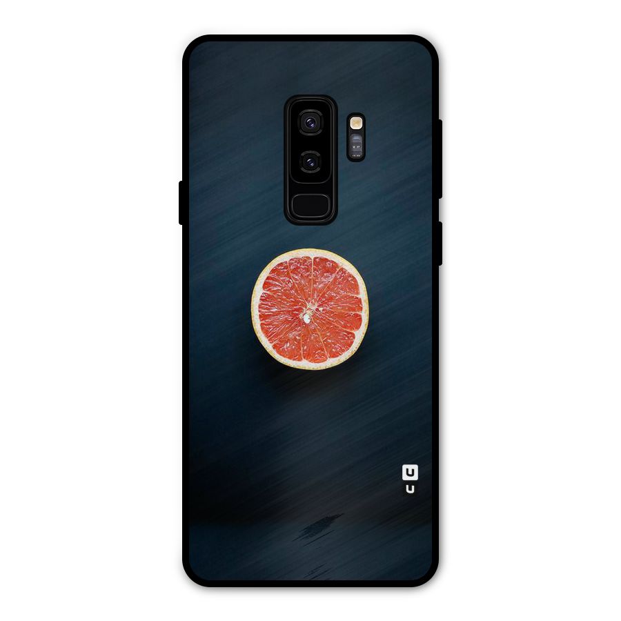 Orange Design Metal Back Case for Galaxy S9 Plus