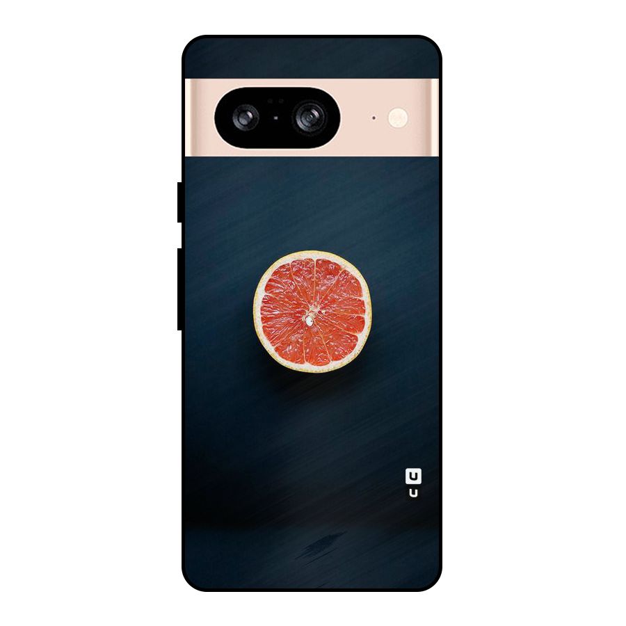 Orange Design Metal Back Case for Google Pixel 8