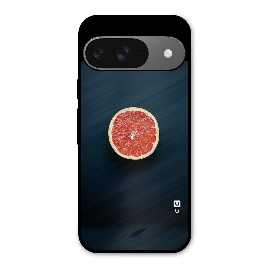 Orange Design Metal Back Case for Google Pixel 9