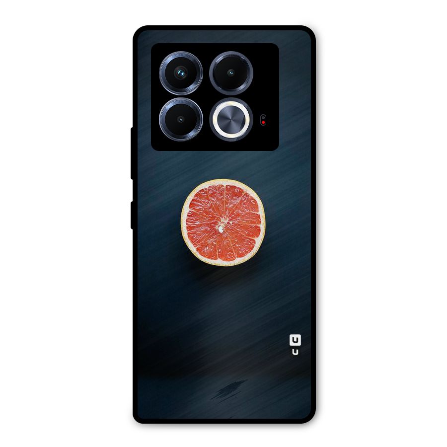 Orange Design Metal Back Case for Infinix Note 40 5G
