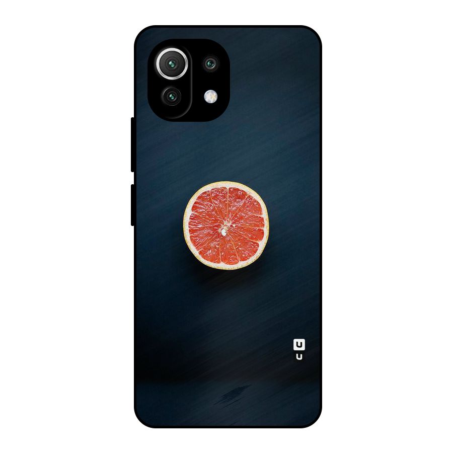 Orange Design Metal Back Case for Mi 11 Lite NE 5G