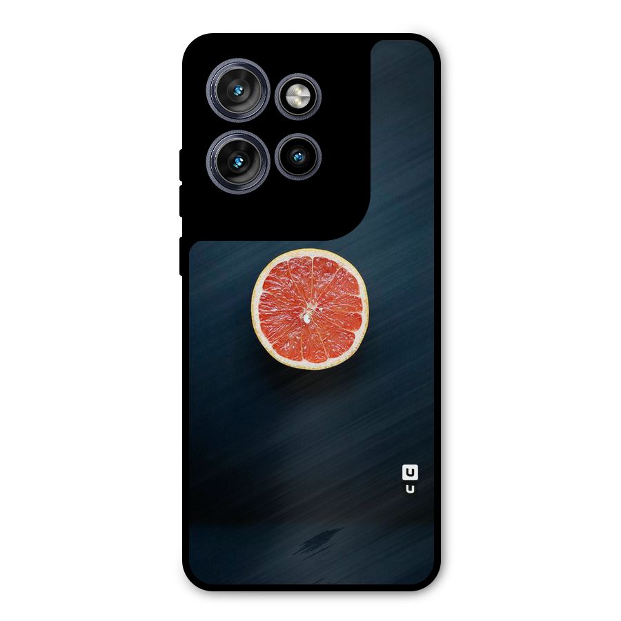 Orange Design Metal Back Case for Motorola Edge 50 Neo