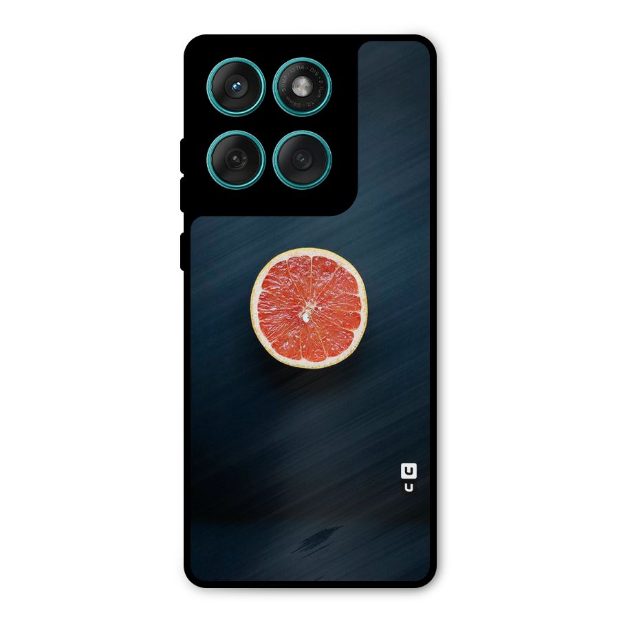 Orange Design Metal Back Case for Motorola Edge 60