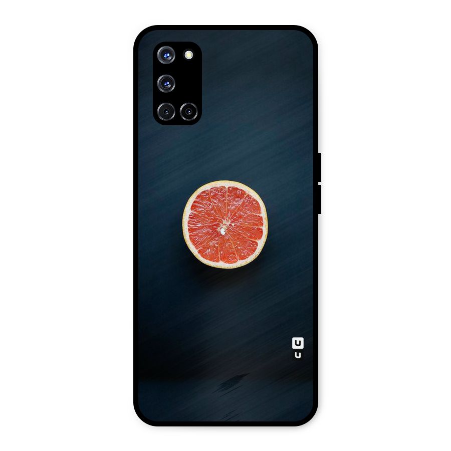 Orange Design Metal Back Case for Oppo A52
