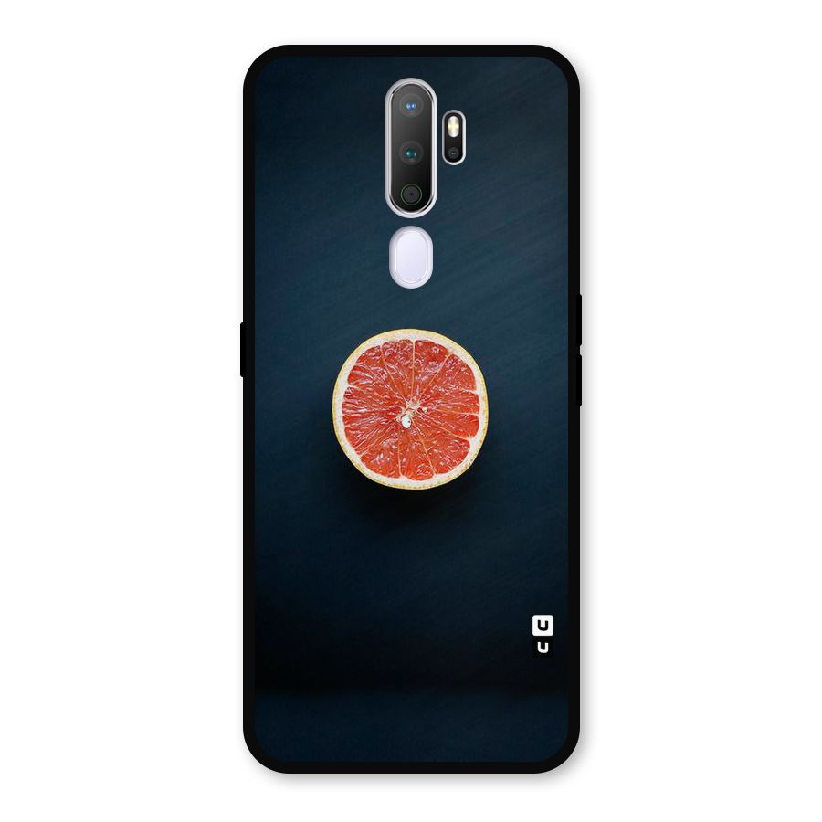 Orange Design Metal Back Case for Oppo A5 (2020)