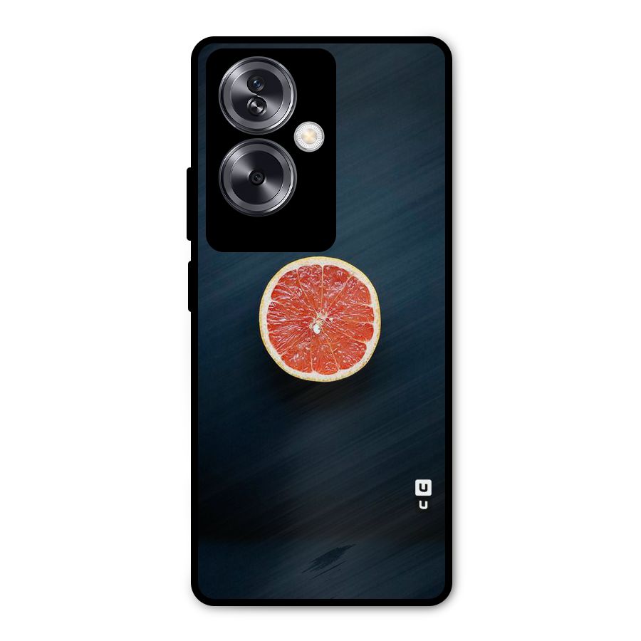 Orange Design Metal Back Case for Oppo A79 5G
