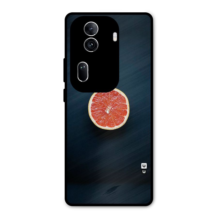 Orange Design Metal Back Case for Oppo Reno11 Pro 5G