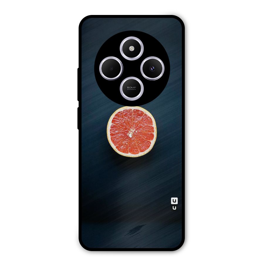 Orange Design Metal Back Case for Poco C75 5G