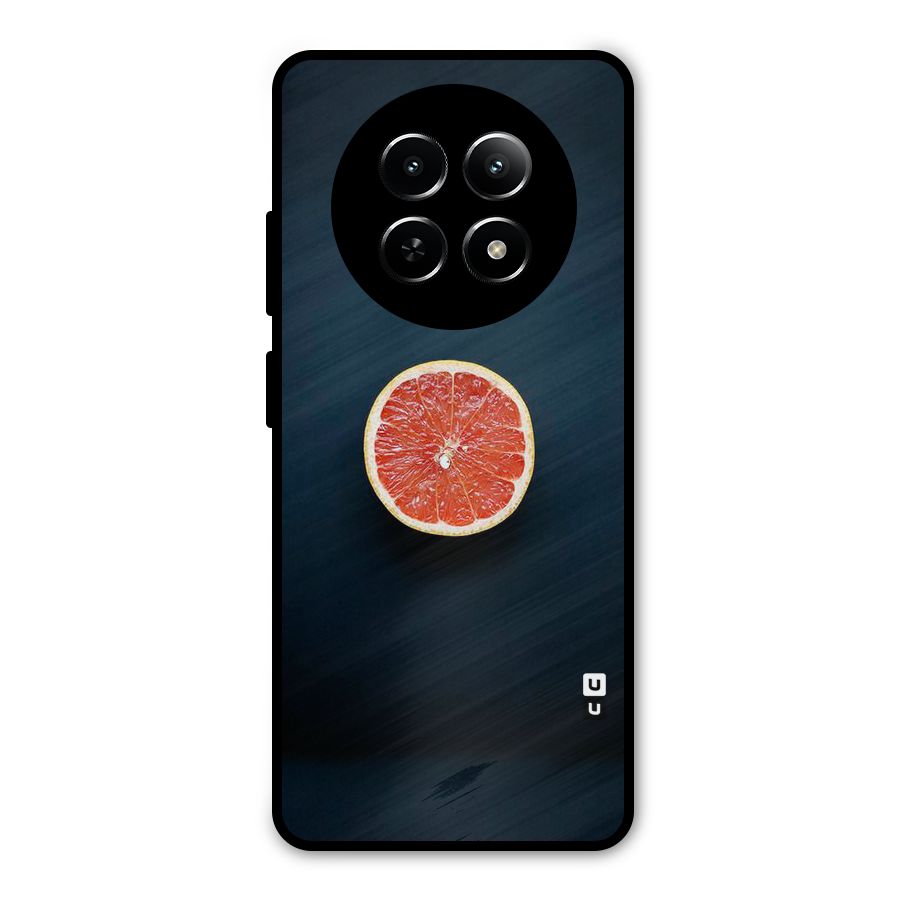 Orange Design Metal Back Case for Realme 13