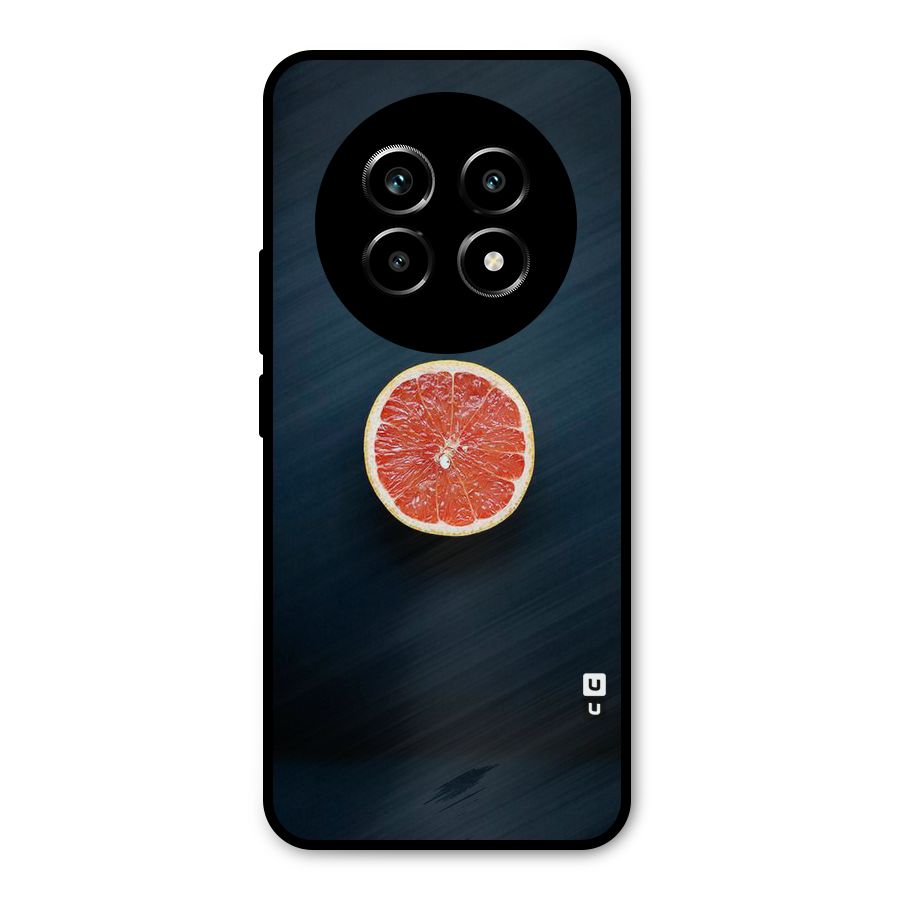 Orange Design Metal Back Case for Realme 13 Pro