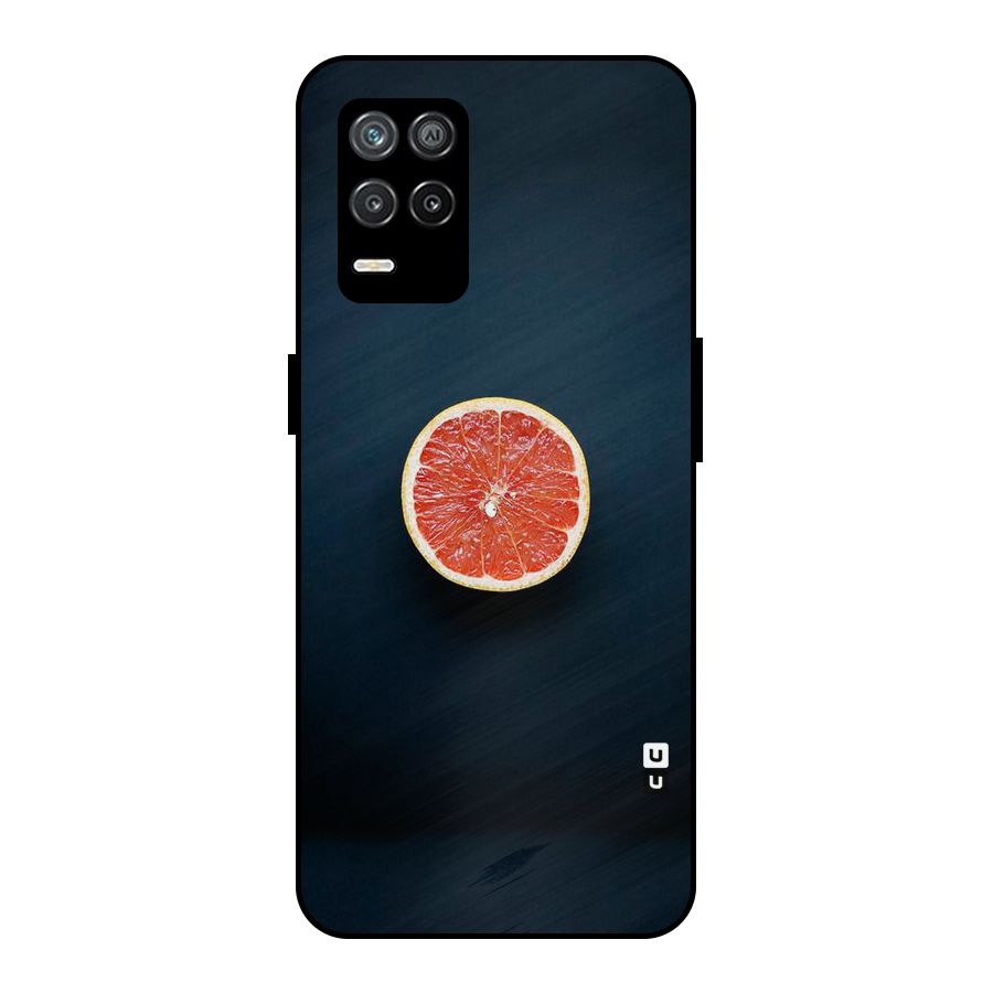 Orange Design Metal Back Case for Realme 8s 5G