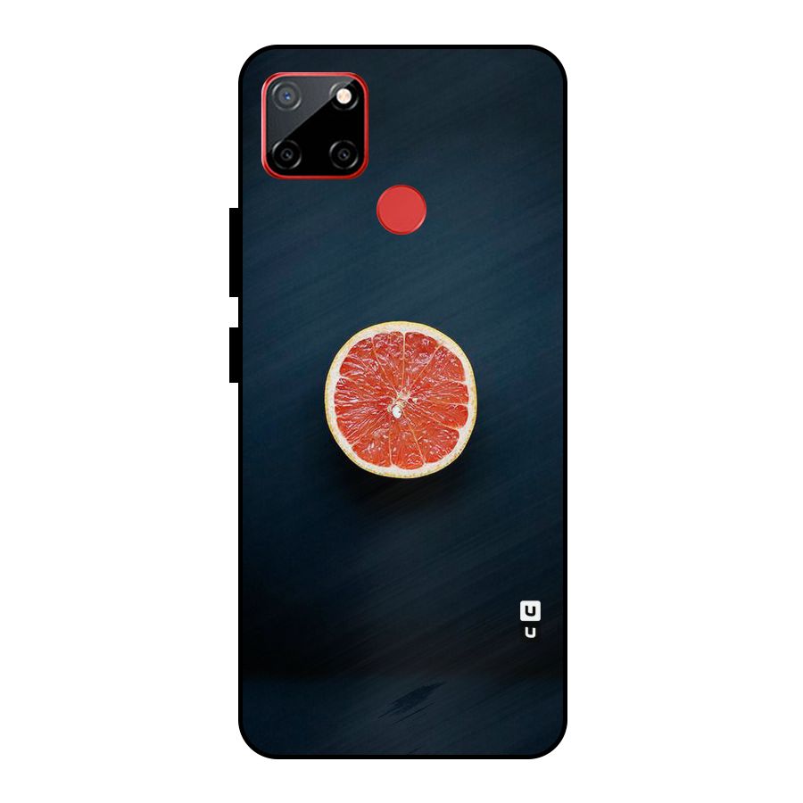 Orange Design Metal Back Case for Realme C12