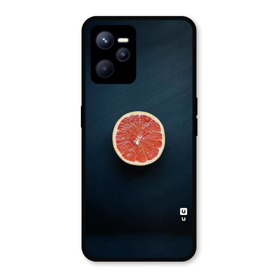 Orange Design Metal Back Case for Realme C35