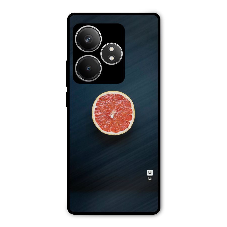 Orange Design Metal Back Case for Realme GT 6T