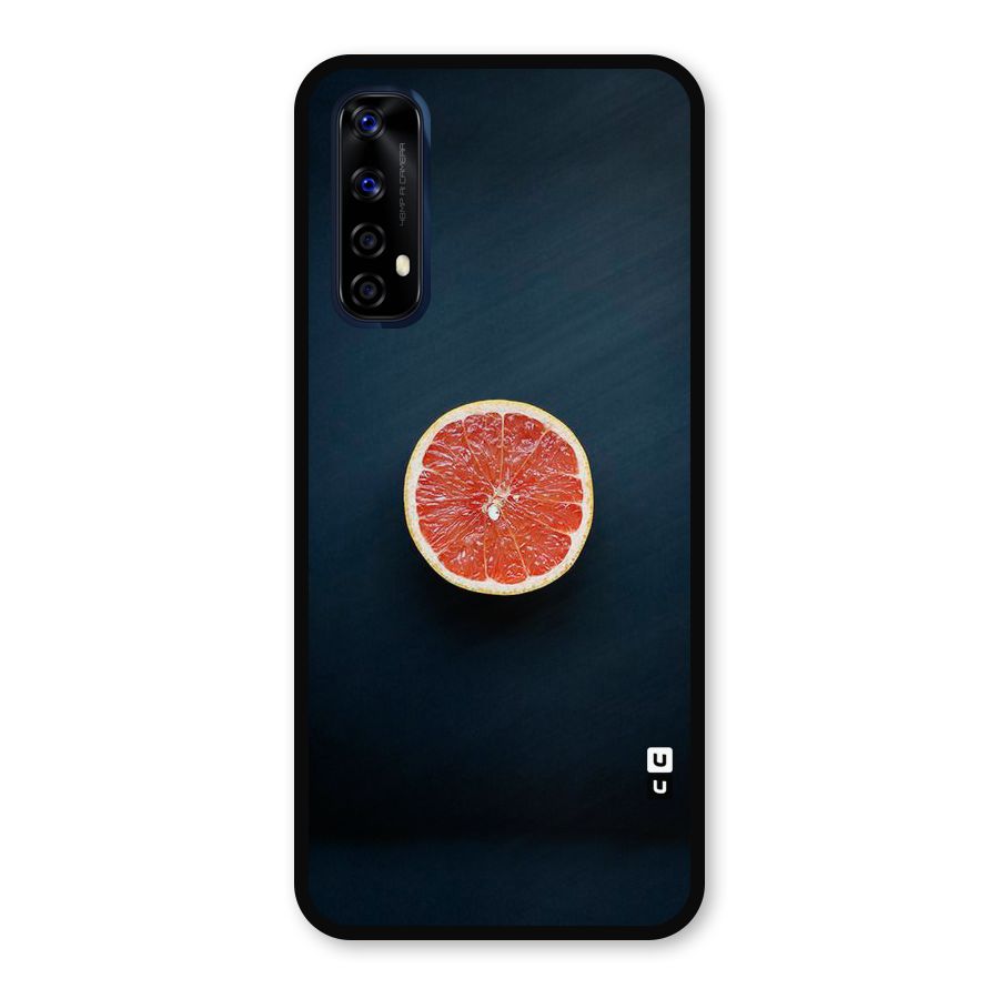 Orange Design Metal Back Case for Realme Narzo 20 Pro
