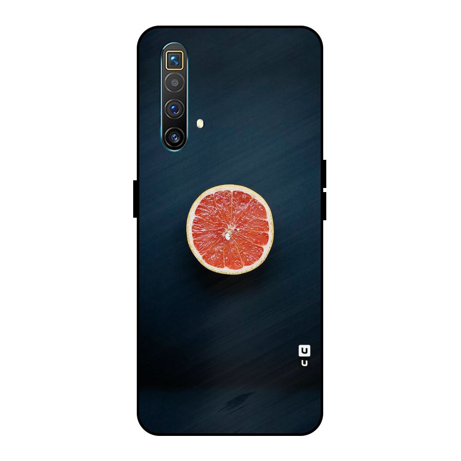Orange Design Metal Back Case for Realme X3