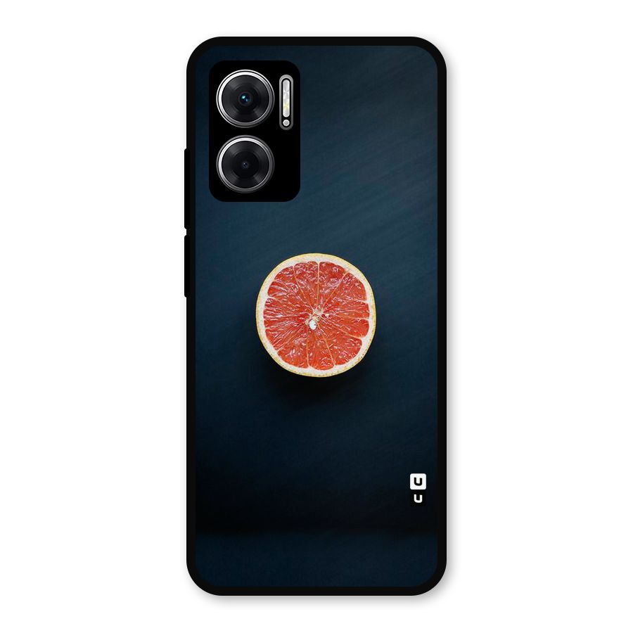 Orange Design Metal Back Case for Redmi 11 Prime 5G