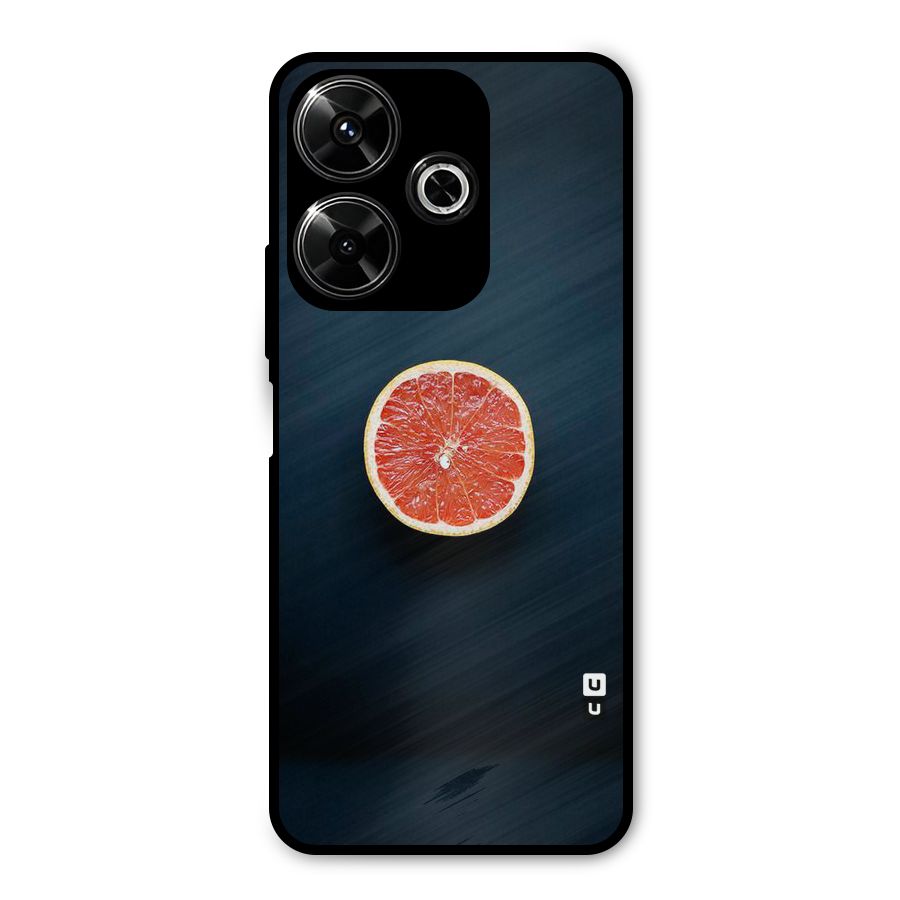 Orange Design Metal Back Case for Redmi 13 5G