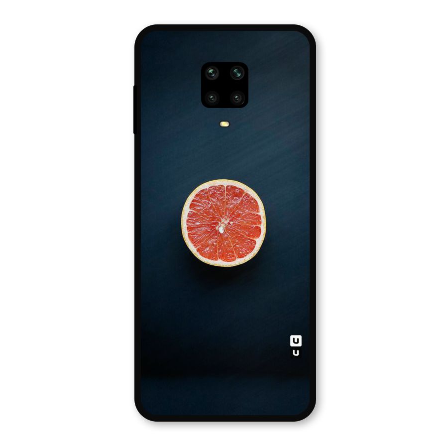 Orange Design Metal Back Case for Redmi Note 9 Pro Max