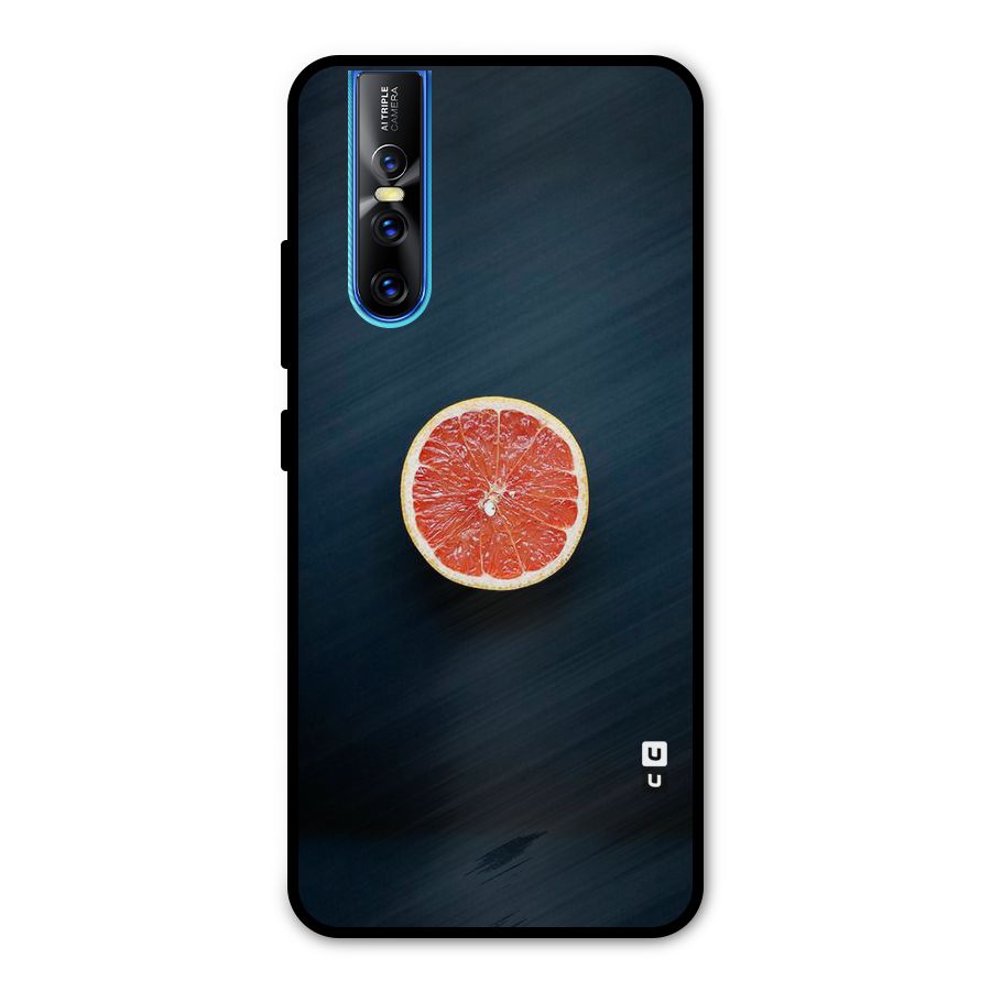 Orange Design Metal Back Case for Vivo V15 Pro