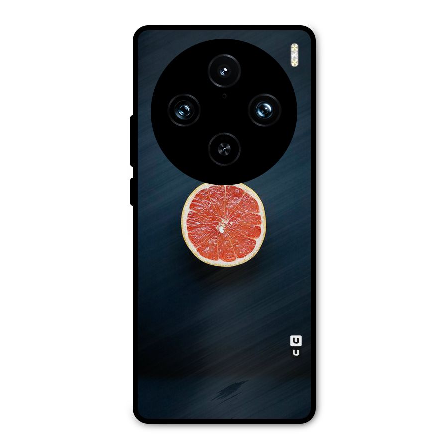 Orange Design Metal Back Case for Vivo X100 Pro
