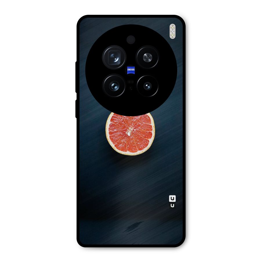 Orange Design Metal Back Case for Vivo X200 Pro