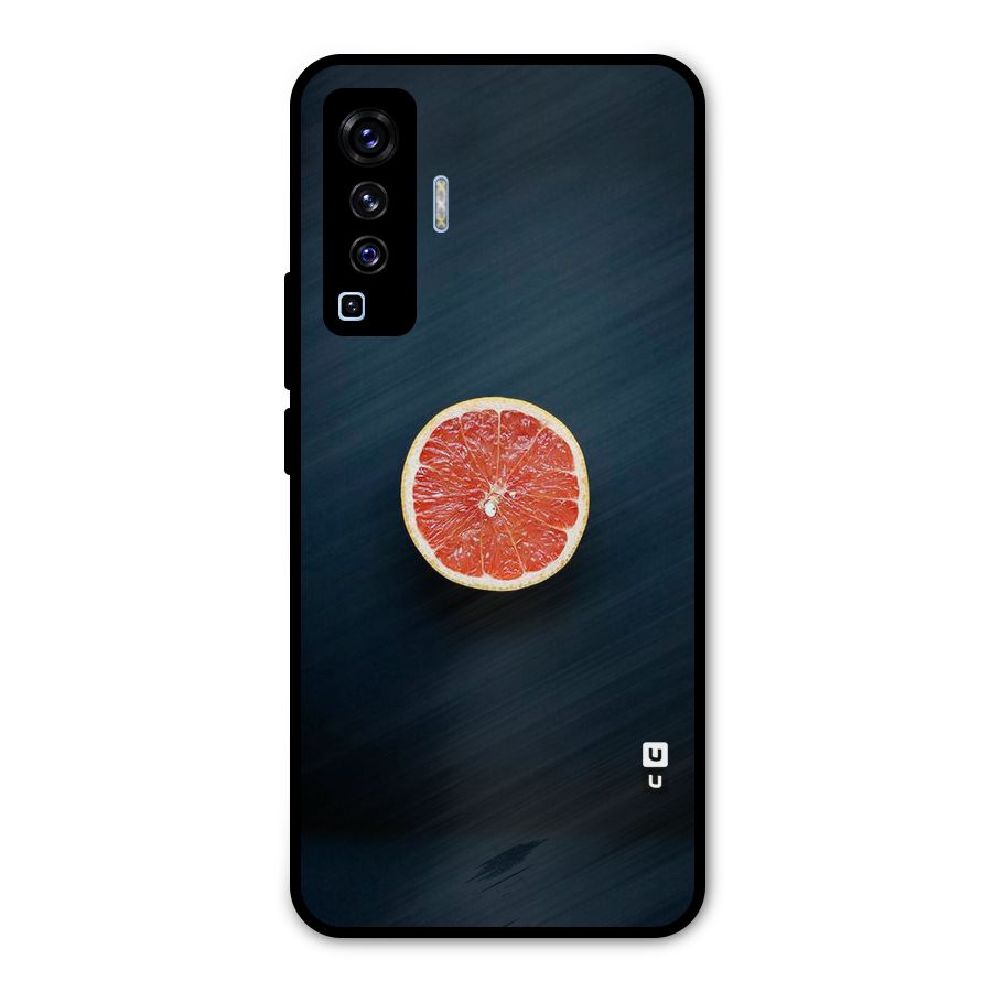 Orange Design Metal Back Case for Vivo X50