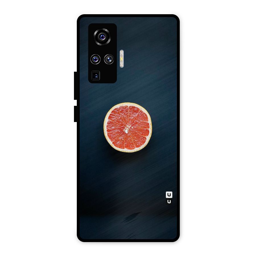 Orange Design Metal Back Case for Vivo X50 Pro