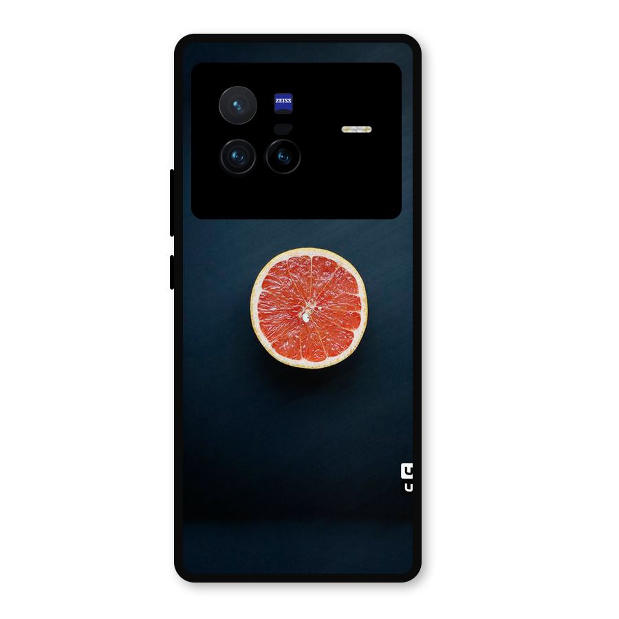 Orange Design Metal Back Case for Vivo X80
