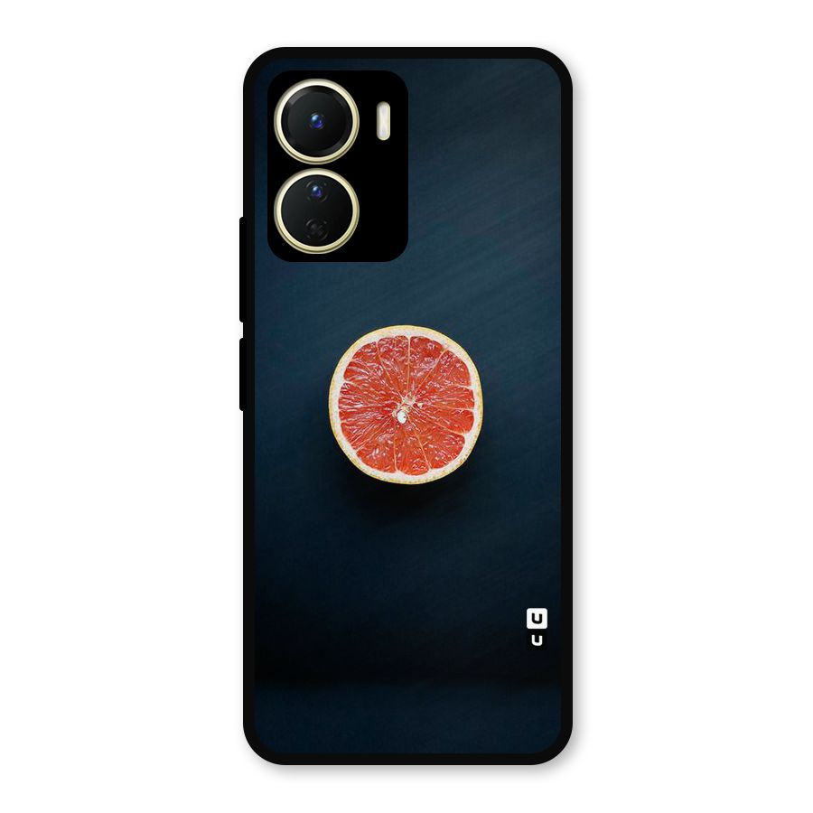 Orange Design Metal Back Case for Vivo Y16