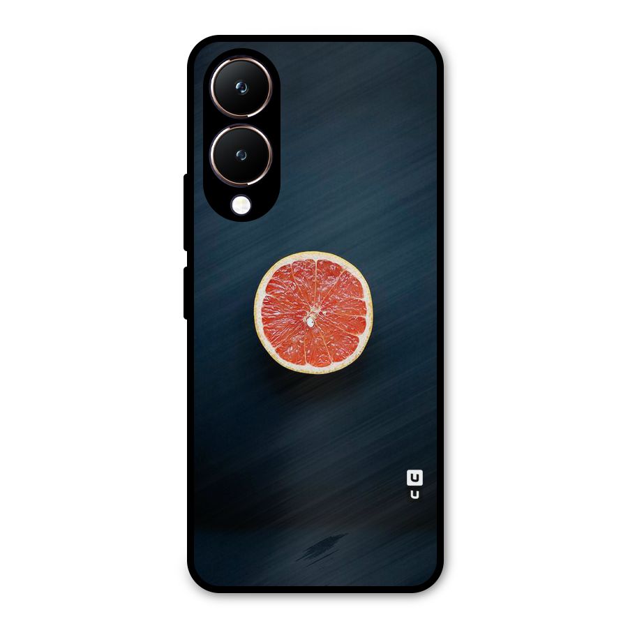 Orange Design Metal Back Case for Vivo Y28