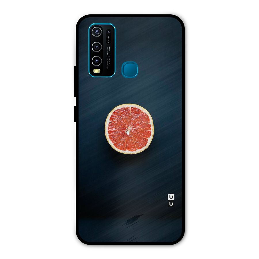 Orange Design Metal Back Case for Vivo Y50
