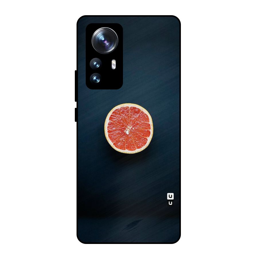 Orange Design Metal Back Case for Xiaomi 12 Pro